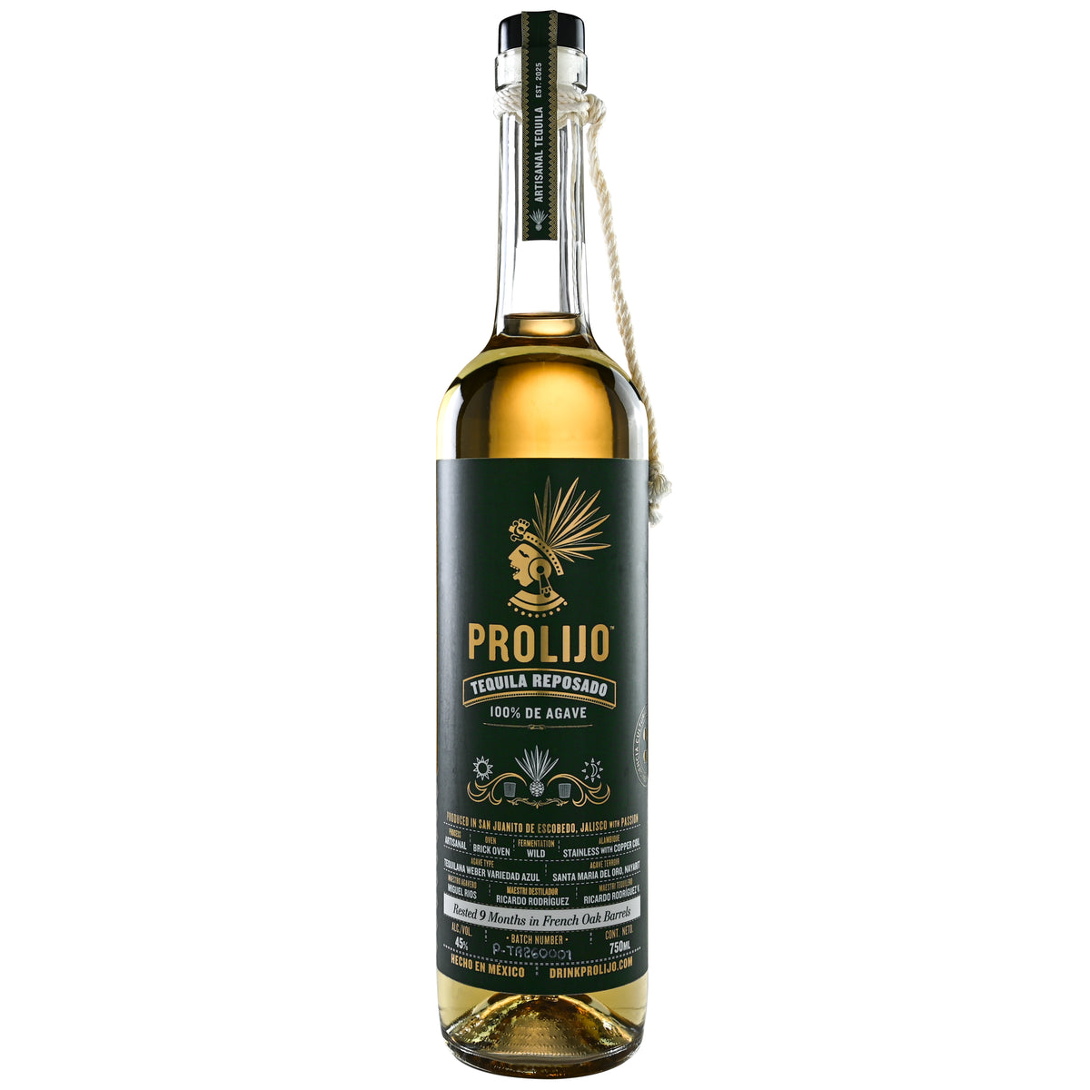 Prolijo Tequila Reposado - HIGH-PROOF